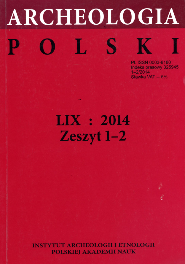 					Pokaż  Tom 59 Nr 1-2 (2014)
				