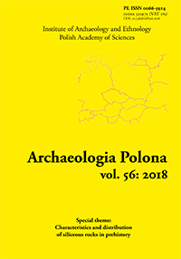 					View Vol. 56 (2018): Characteristics and Distribution of Siliceous Rocks in Prehistory
				