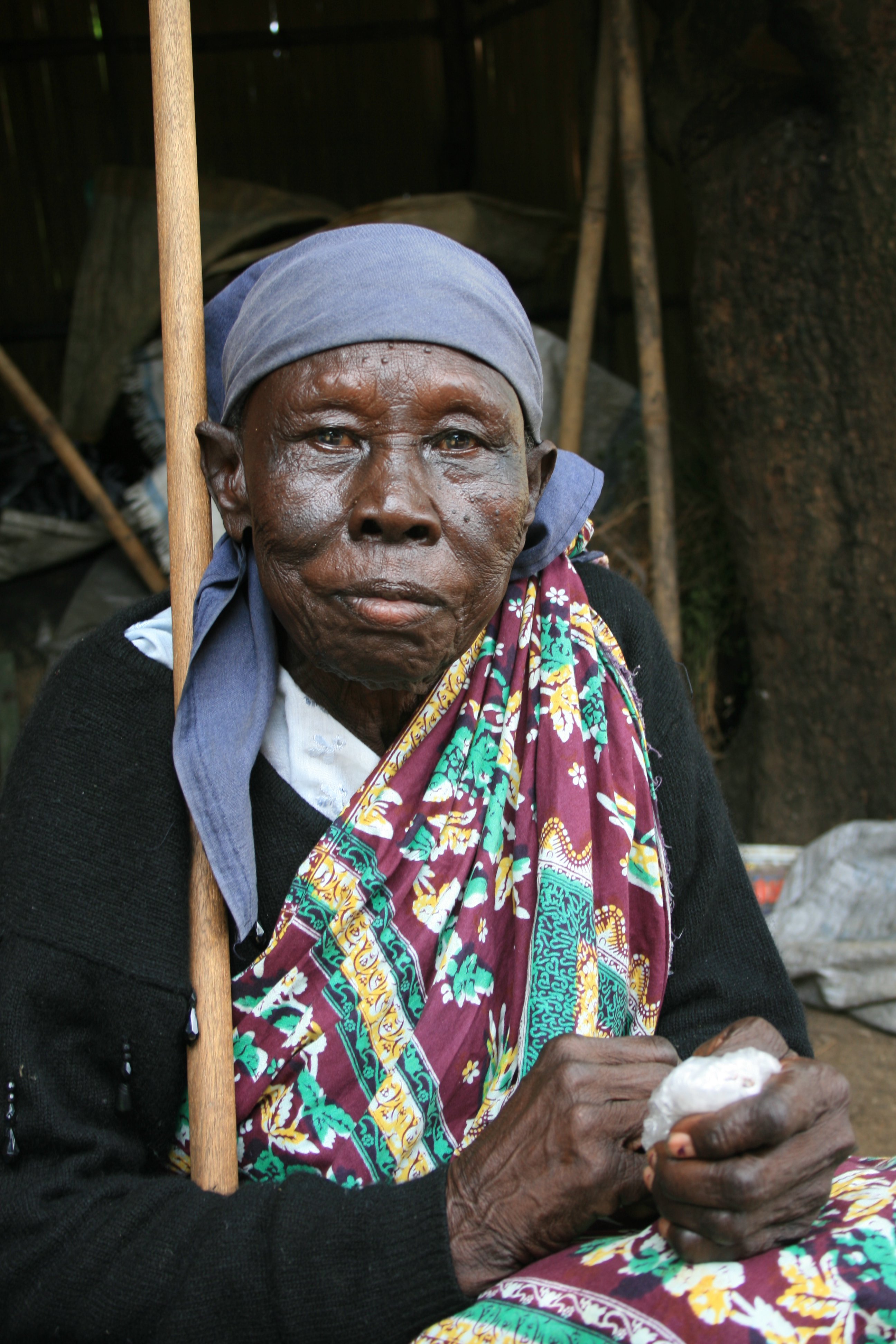 A women from the Madi tribe, one of the many societies of South Sudan affected by slavery, Juba. Photo: M. Kurcz 2008.