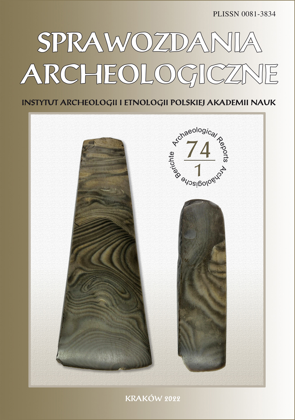 					View Vol. 74 No. 1 (2022): Sprawozdania Archeologiczne
				