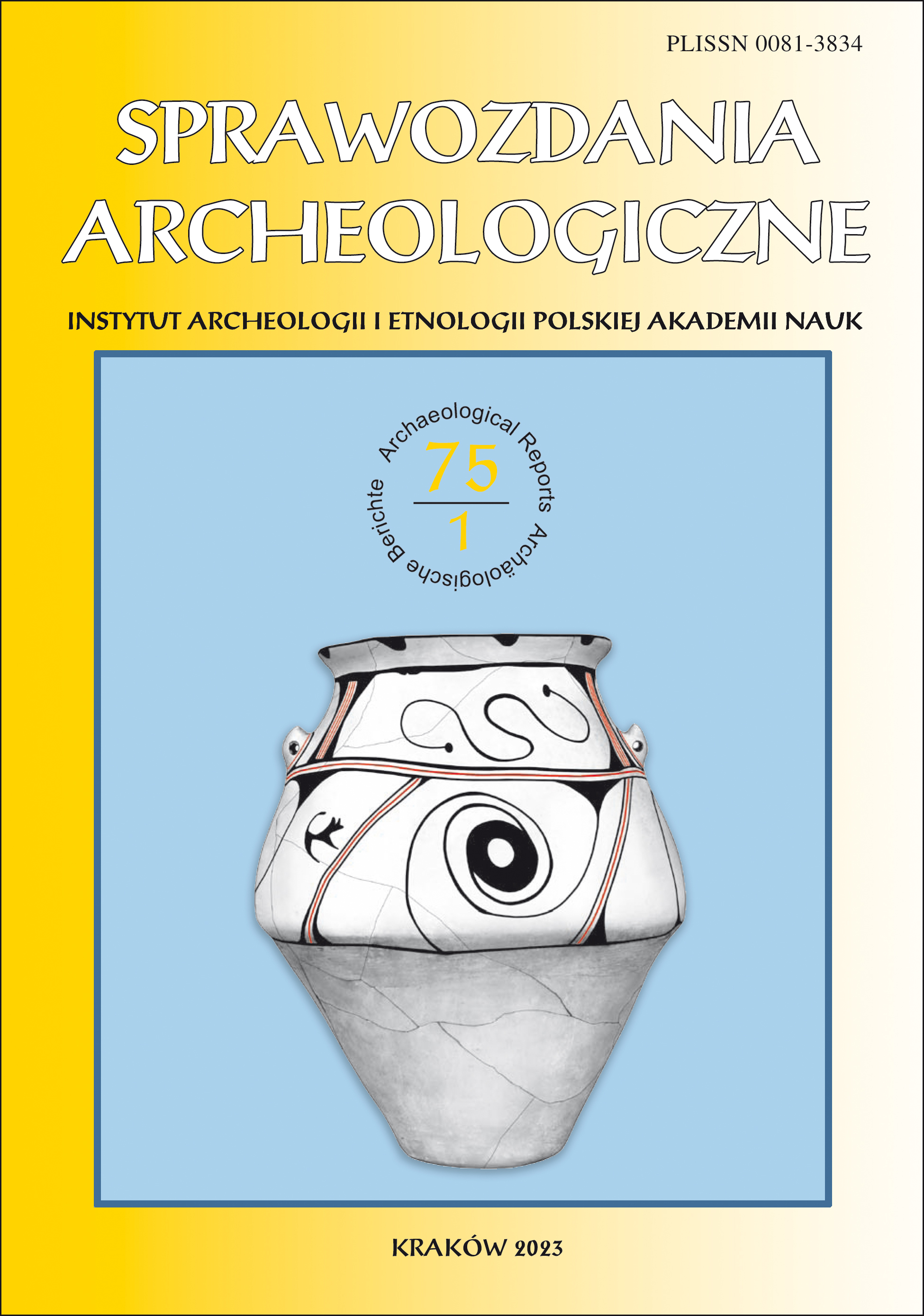 					View Vol. 75 No. 1 (2023): Sprawozdania Archeologiczne
				
