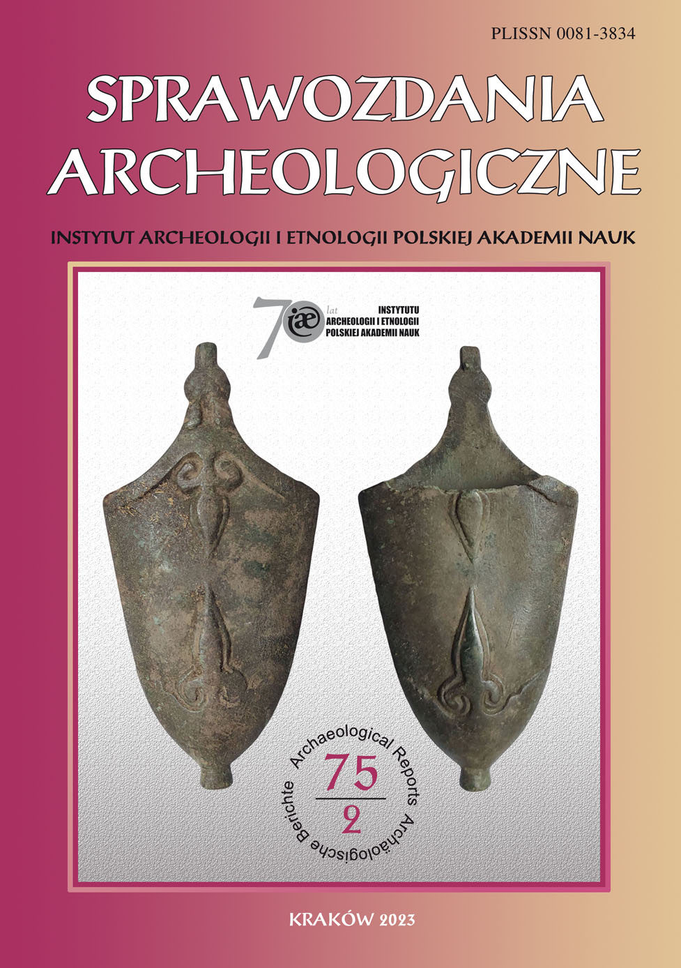 					View Vol. 75 No. 2 (2023): Sprawozdania Archeologiczne
				